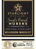 Starlight Distillery Straight Bourbon Whiskey Single Barrel Manhattan