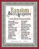 Ransom Wine Co & Distillery Sweet Vermouth