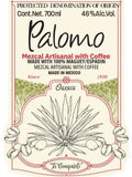 Palomo Espadín Te Conquista Coffee 100% Maguey Mezcal Artesanal