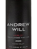 Andrew Will Winery Merlot Two Blondes Vineyard Yakima Valley Black Label