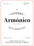 Armónico Gin Ginebra Handcrafted Dry Gin