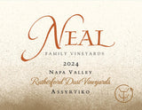 Neal Family Vineyards Assyrtiko Rutherford Dust Vineyards Napa Valley