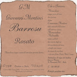 Giovanni Montisci Cannonau di Sardegna Barrosu Vino Rosato