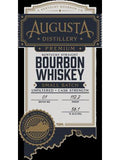 Augusta Distillery Premium Small Batch No. 01 Cask Strength Unfiltered Kentucky Straight Bourbon Whiskey