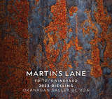 Martin's Lane Winery Riesling Fritzi's Vineyard Okanagan Valley