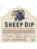 Sheep Dip 5 Years Old Matured In Oak Dark Cask Blended Malt Scotch Whiskey 87 Proof