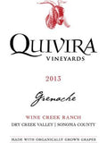 Quivira Vineyards Grenache Wine Creek Ranch Dry Creek Valley