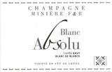 Champagne Minière F & R Champagne Brut Absolu Cuvée Blanc de Blancs