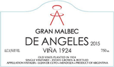 Viña 1924 De Angeles Gran Malbec Single Vineyard Estate Grown