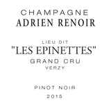 Champagne Adrien Renoir Champagne Brut Grand Cru Les Epinettes Verzy