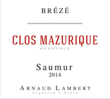 Domaine Arnaud Lambert Saumur Clos Mazurique Monopole
