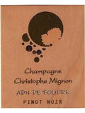 Christophe Mignon Champagne Brut Nature Pinot Noir ADN De Foudre