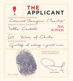 The Applicant Red Blend Cabernet Sauvignon Merlot Valle Central