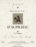 Domaine d'Aupilhac Vin de Pays du Mont Baudile Carignan