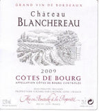 Chateau Blanchereau Côtes de Bourg
