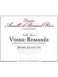 Domaine Armelle et Bernard Rion Vosne-Romanée Dame Juliette Vieilles Vignes