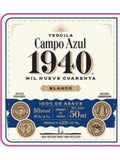 Campo Azul 1940 Blanco Tequila 100% de Agave