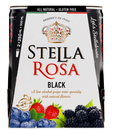 Stella Rosa Stella Black Cans
