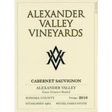 Alexander Valley Vineyards Cabernet Sauvignon Estate Organically Grown Alexander Valley