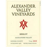 Alexander Valley Vineyards Merlot Estate Grown Alexander Valley