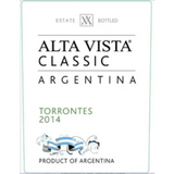 Alta Vista Torrontés Classic Estate Bottled 2018