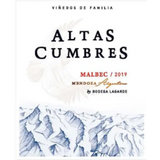 Altas Cumbres Malbec Mendoza 2019