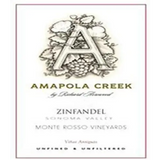 Amapola Creek Sonoma Valley Zinfandel Monte Rosso Vineyard 2016