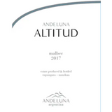 Andeluna Malbec Altitud