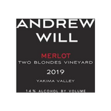 Andrew Will Winery Merlot Two Blondes Vineyard Yakima Valley