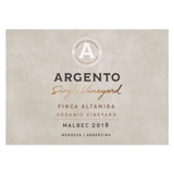 Argento Wine Company Malbec Single Vineyard Finca Altamira Mendoza
