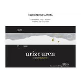 Arizcuren Rioja SoloMazuelo Anfora