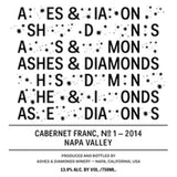 Ashes & Diamonds Cabernet Franc Napa Valley