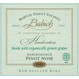 Babich Pinot Noir Headwaters 2014