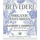 Belvedere Organic Infusions Blackberry & Lemongrass Flavored Vodka