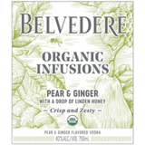 Belvedere Organic Infusions Pear & Ginger Flavored Vodka
