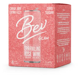 Bev Glam Extra Crisp + Extra Fizzy Zero Sugar Sparkling Rose