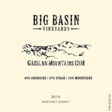 Big Basin Vineyards GSM Gabilan Mountains Monterey County 2014