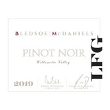 Bledsoe McDaniels Pinot Noir LFG Willamette Valley