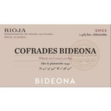 Bodega Bideona Rioja Alavesa Cofrades Bideona Vino Tinto