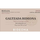 Bodega Bideona Rioja Alavesa Galtzada Bideona Vino Tinto