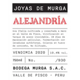 Bodega Murga Joyas De Murga Alejandria Valle de Pisco