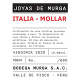 Bodega Murga Joyas De Murga Italia Mollar Rose Valle de Pisco