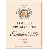 Bodegas Escorihuela Gascon Malbec 1884 Limited Production Mendoza 2020