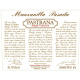Bodegas Hidalgo La Gitana Manzanilla Pasada Pastrana Manzanilla Sanlúcar de Barrameda