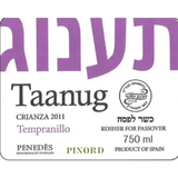 Bodegas Pinord Taanug Penedes Tempranillo Crianza