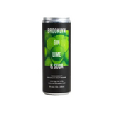 Brooklyn Gin Handcrafted Small Batch Lime & Soda