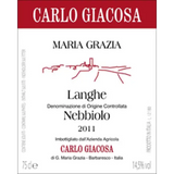 Carlo Giacosa Langhe Nebbiolo Maria Grazia