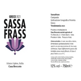 Casa Brecceto Campania Greco Sassafrass