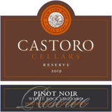 Castoro Cellars Pinot Noir Whale Rock Vineyard Estate Grown Reserve Paso Robles