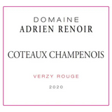 Champagne Adrien Renoir Coteaux Champenois Verzy Rouge
